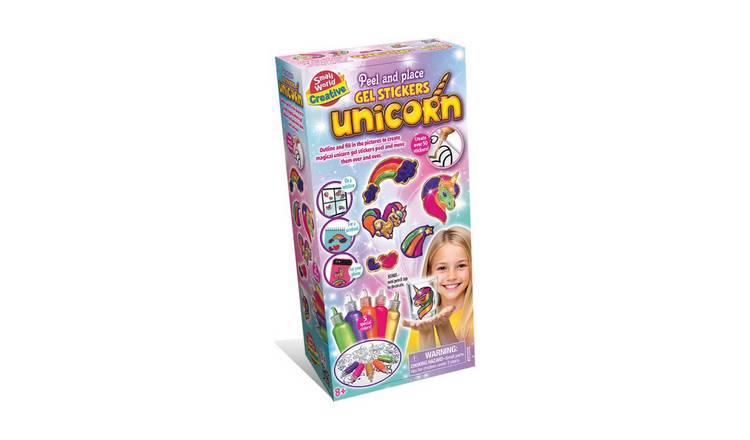 Small World Toys Unicorn Gel Stickers Craft Set