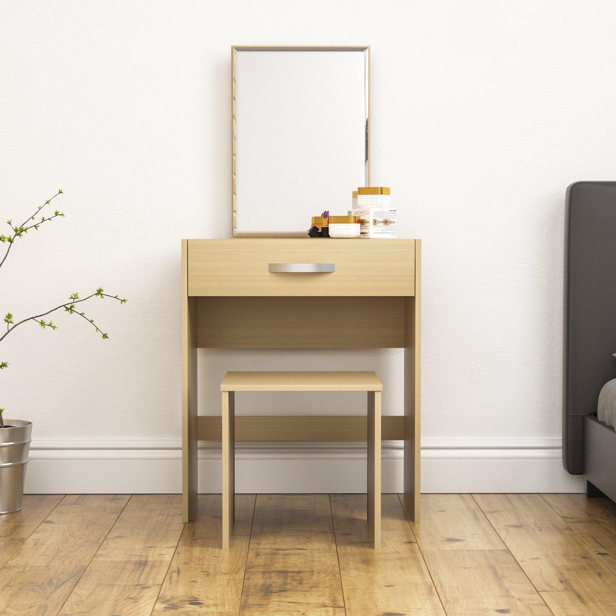 Vida Designs Isla Dressing Table - Pine - Image 2