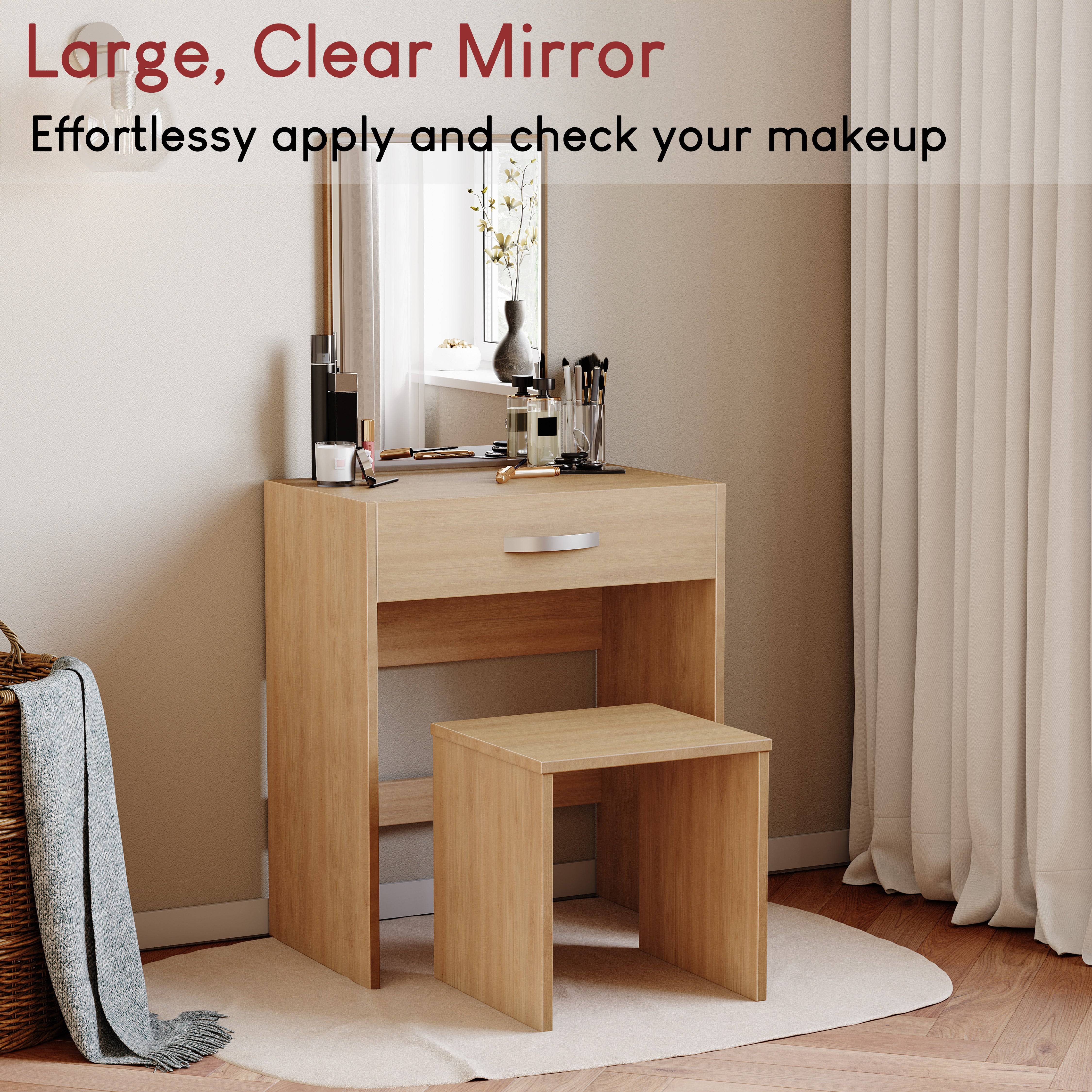 Vida Designs Isla Dressing Table - Pine - Image 3