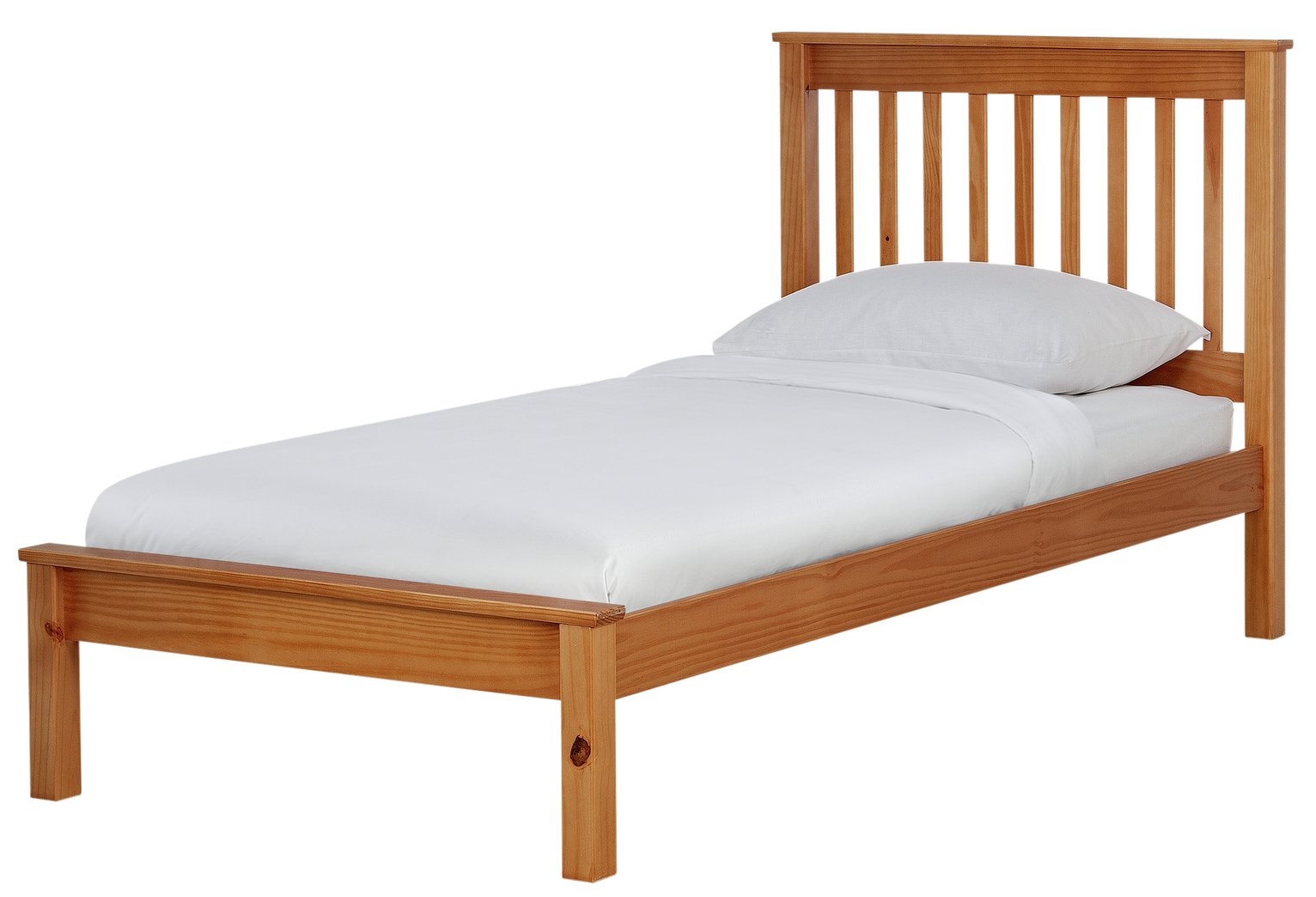 argos white single bed frame