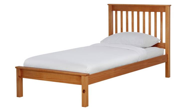 Wooden single 2024 bed online