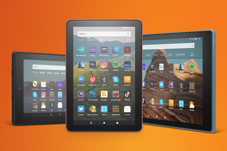 Amazon fire tablets.