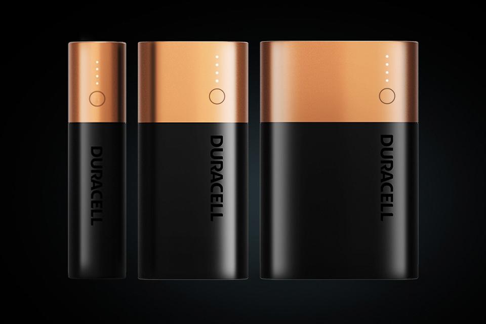 Duracell portable power banks.