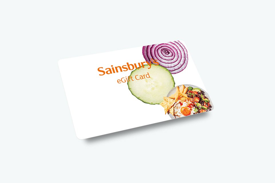 Sainsbury's egift card.