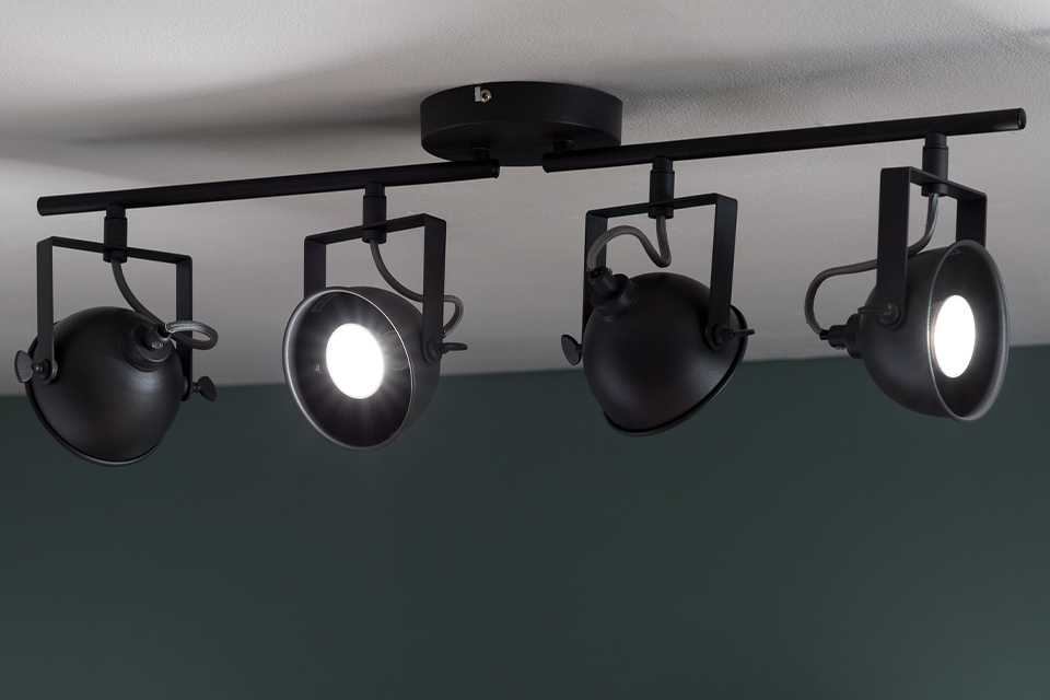 Argos Home Loft Living 4 Light Spotlight.
