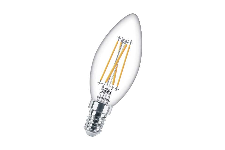 Philips 40W LED B35 SES Light Bulb.