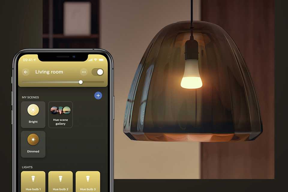 Philips Hue B22 White Smart Bulb With Bluetooth.