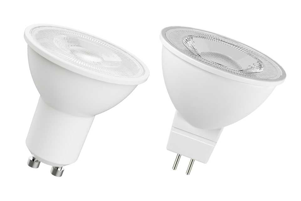  Argos Home 3.4W LED GU10 Light Bulbs and an Argos Home 3.1W LED GU5.3 Light Bulb.