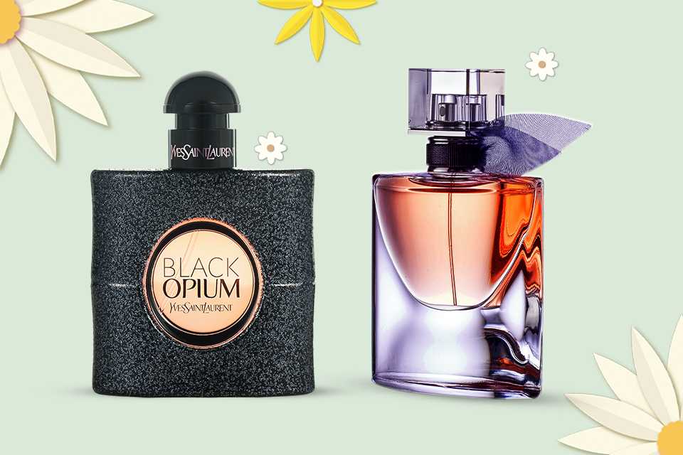 Lancome La Vie Est Belle Eau de Parfum - 30ml and Yves Saint Laurent Black Opium Eau de Parfum- 50ml.