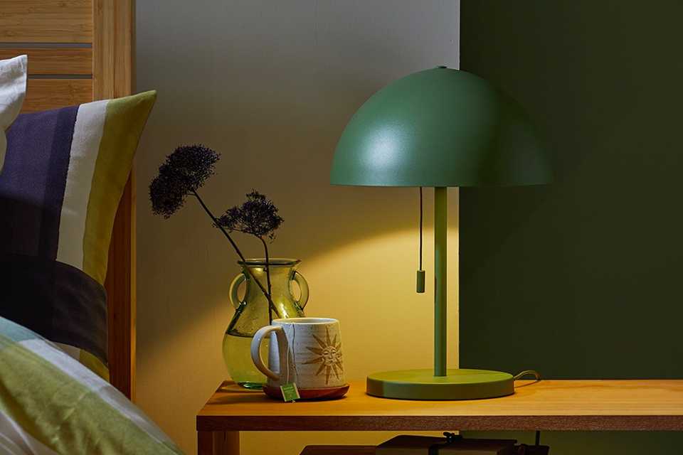 Freshness meets tranquility. Includes table lamps, floor lamps and more.