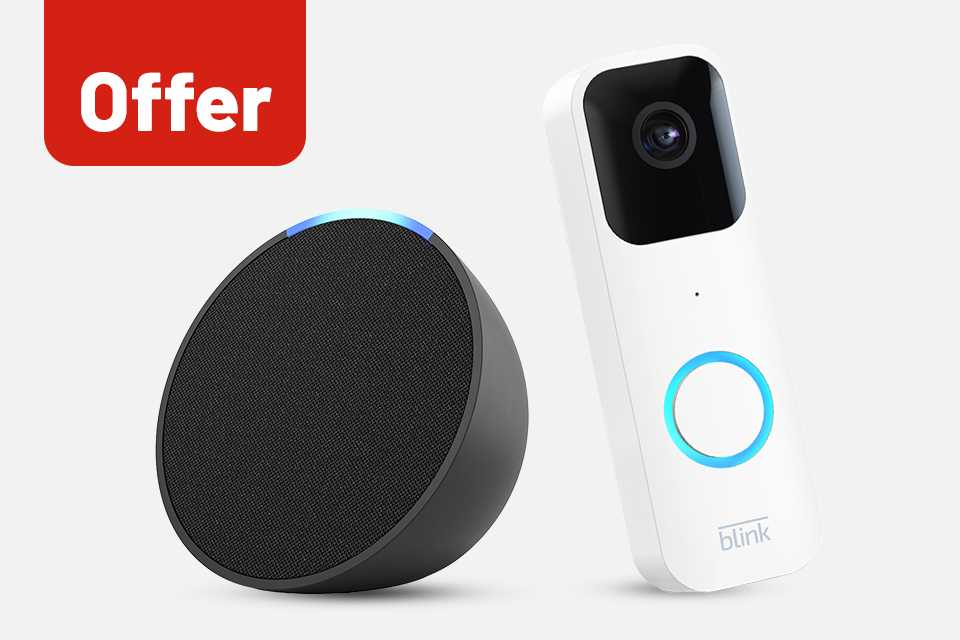 Buy a Blink Video Doorbell, and get an Echo Pop for £5. Simply add both products to your basket.