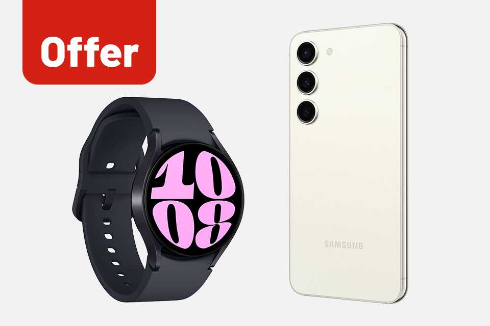 Save 25% on selected Samsung smart watches. When bought with selected Samsung phones.