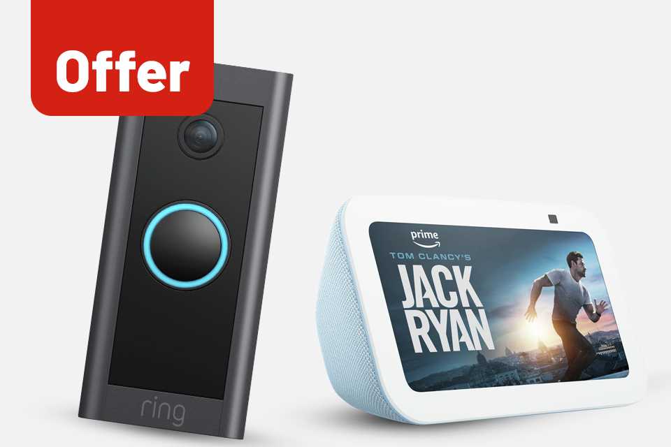Buy a Ring Video Doorbell Wired, and get an Echo Show 5 for £35. Simply add both products to your basket.
