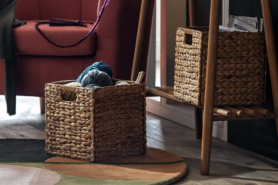 Habitat set of 2 Hyacinth storage boxes. 