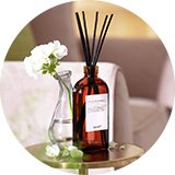 cropped image of a reed diffuser