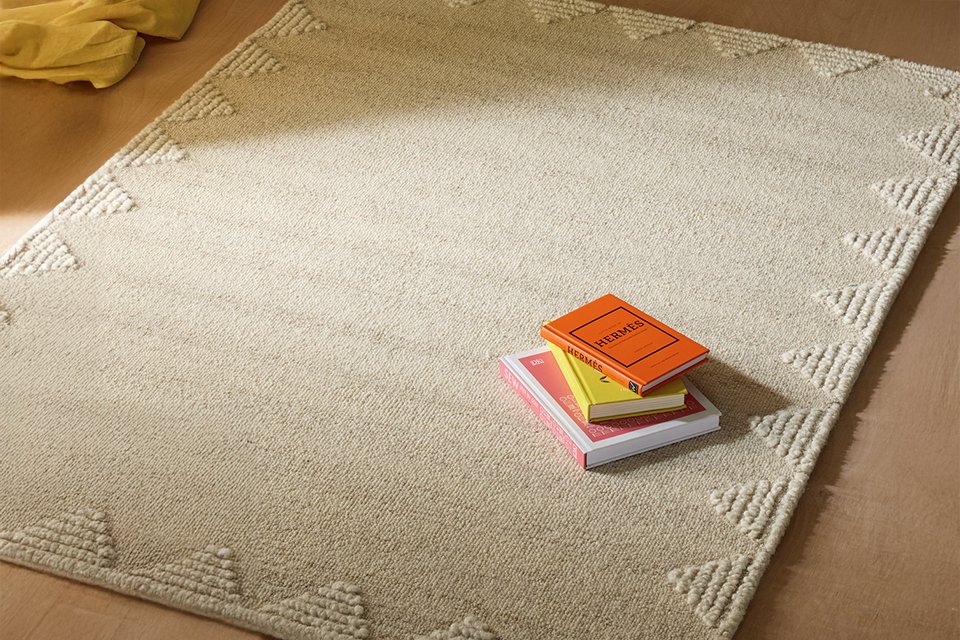 HAB Diamond Border Rug.