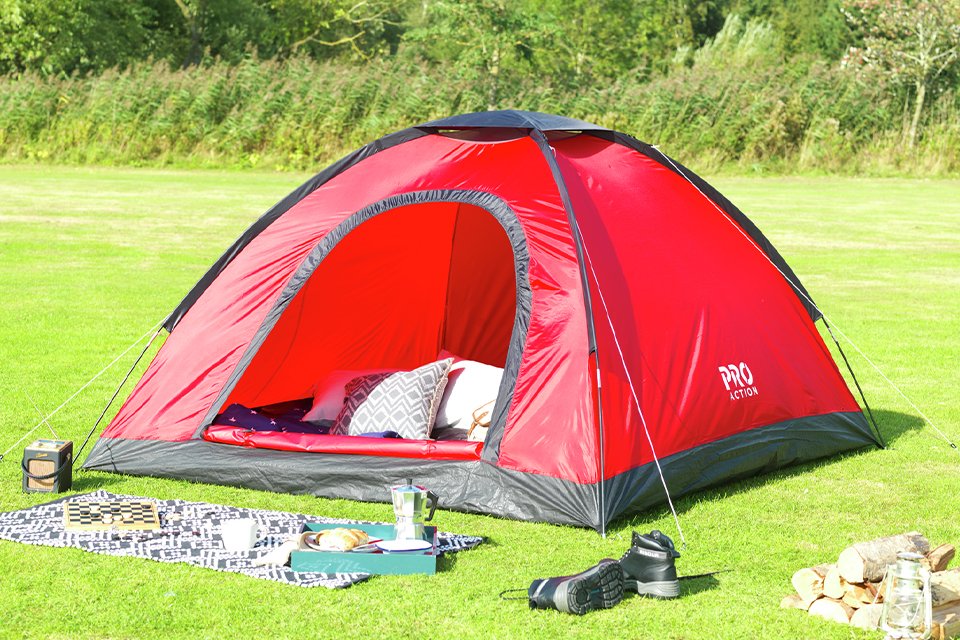 Save 20% on selected camping using CAMP20.