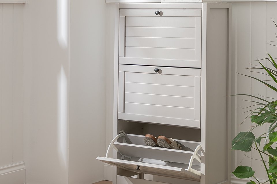 Habitat Bournemouth Shoe Storage Cabinet - Grey.