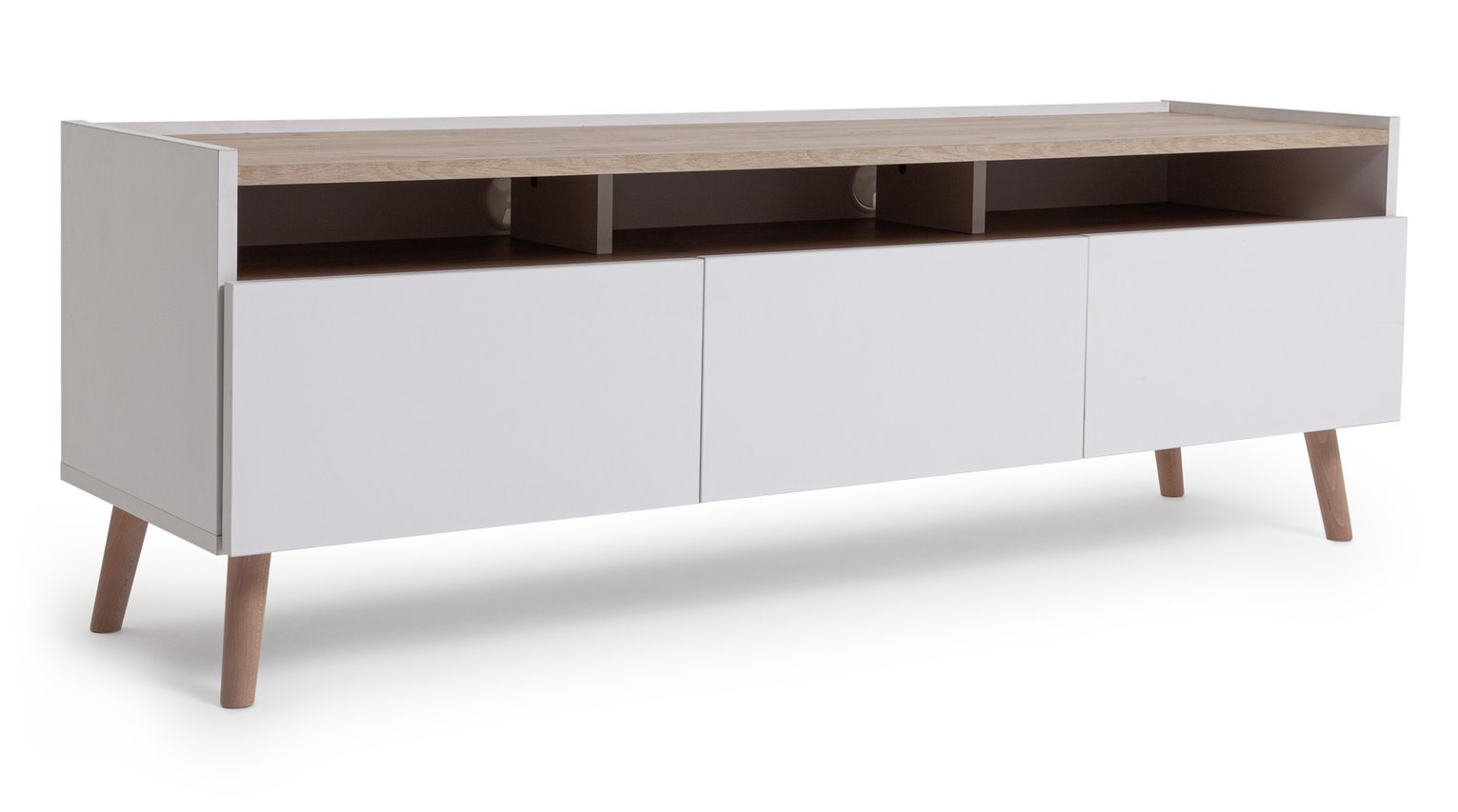 Habitat Skandi 3 Drawer TV Unit - White