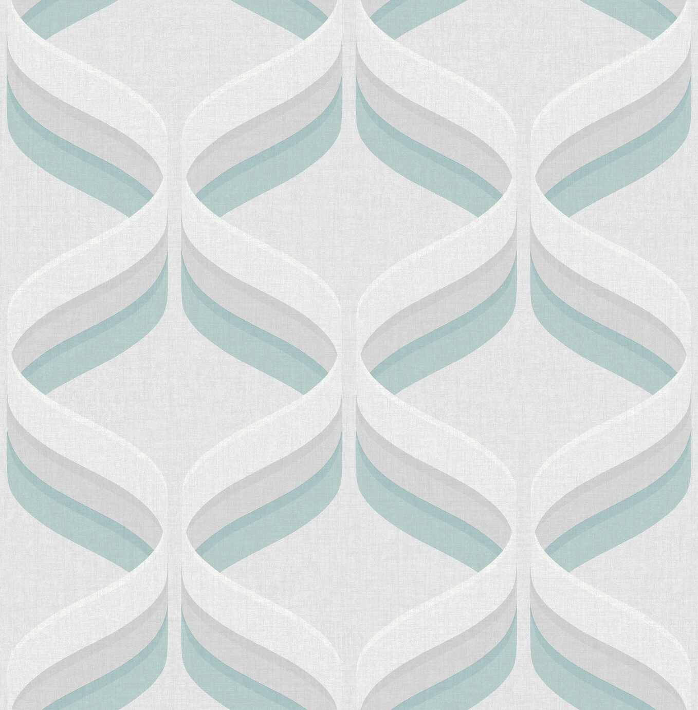 Fresco Retro Ogee Sky Blue Wallpaper (4943235) Argos Price Tracker