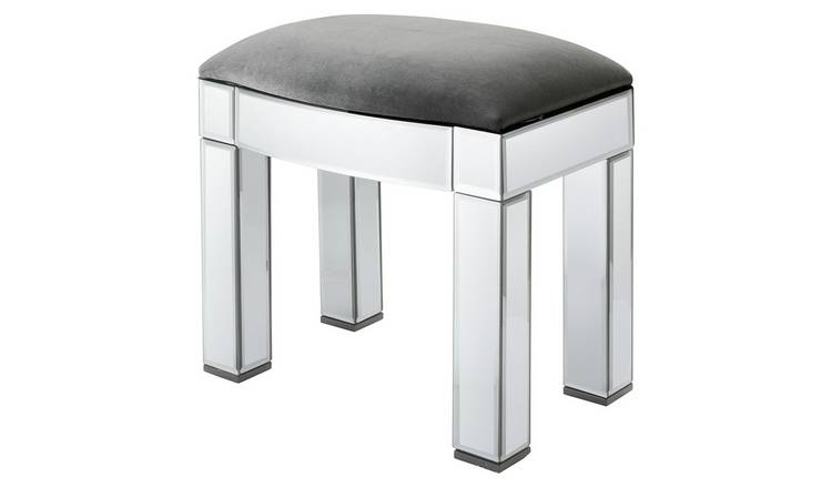 Mirrored stool on sale