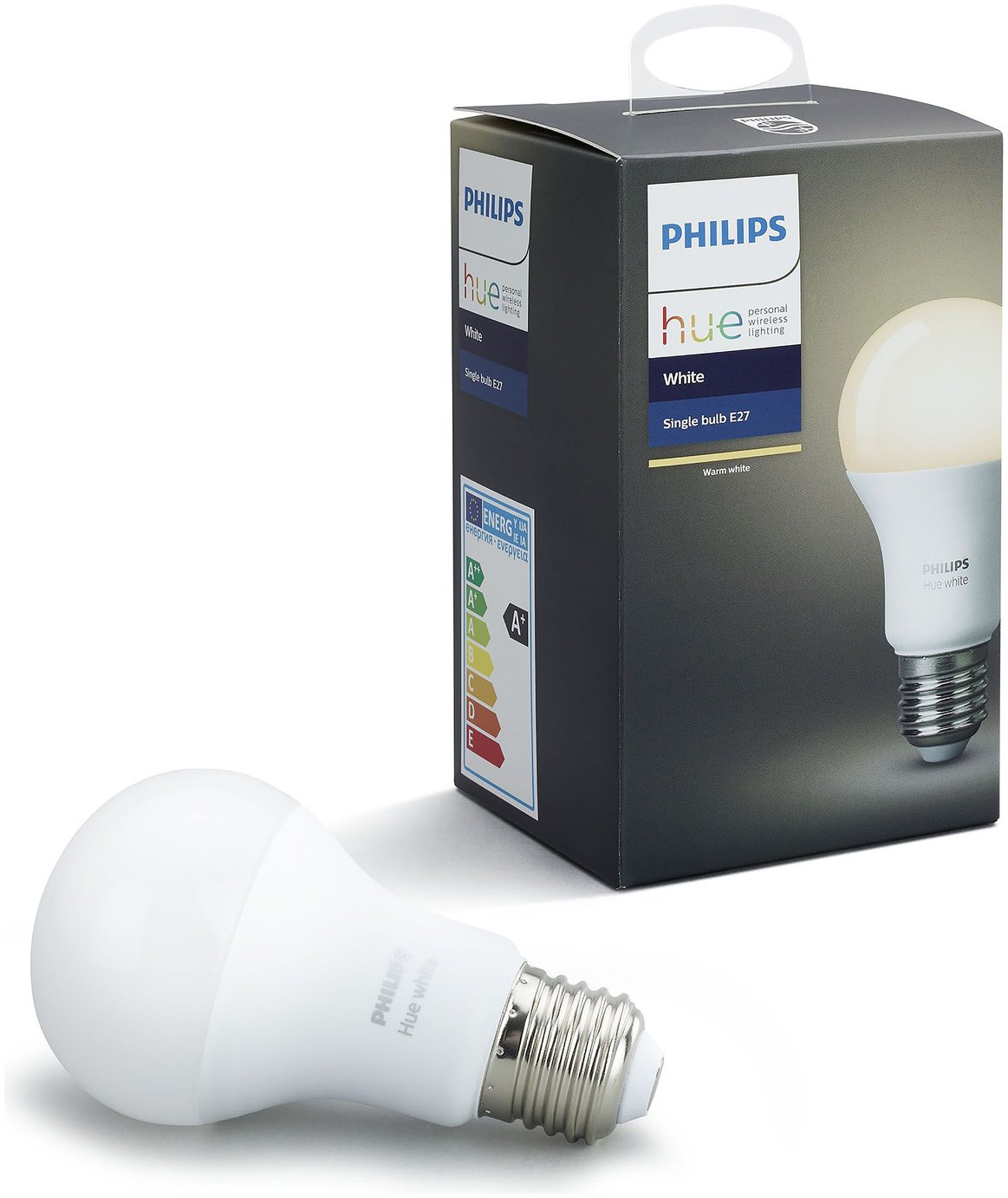 Philips Hue 9.5W LED White Wireless E27 Light Bulb