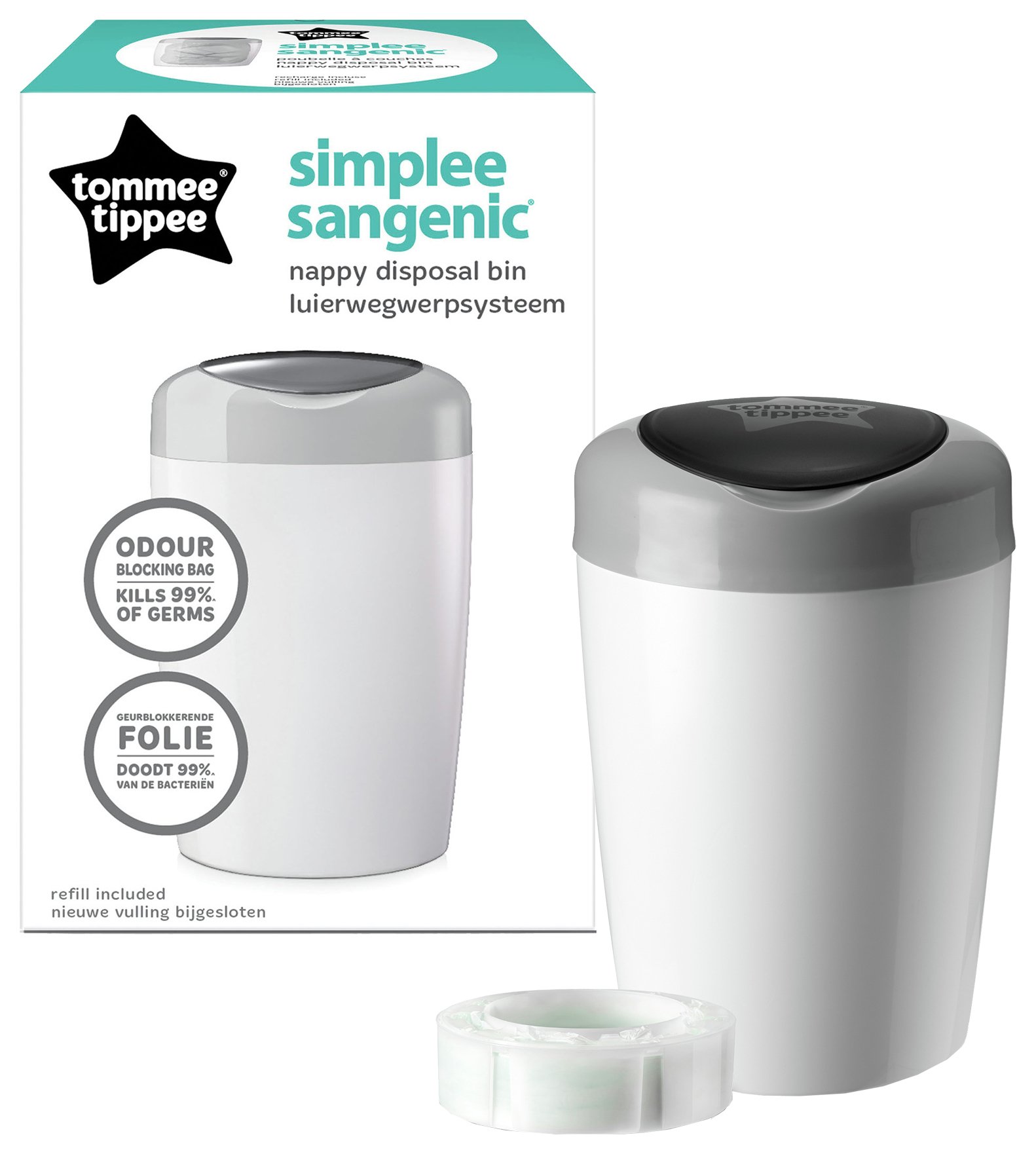 Tommee Tippee Simplee Sangenic Nappy Disposal Bin Reviews