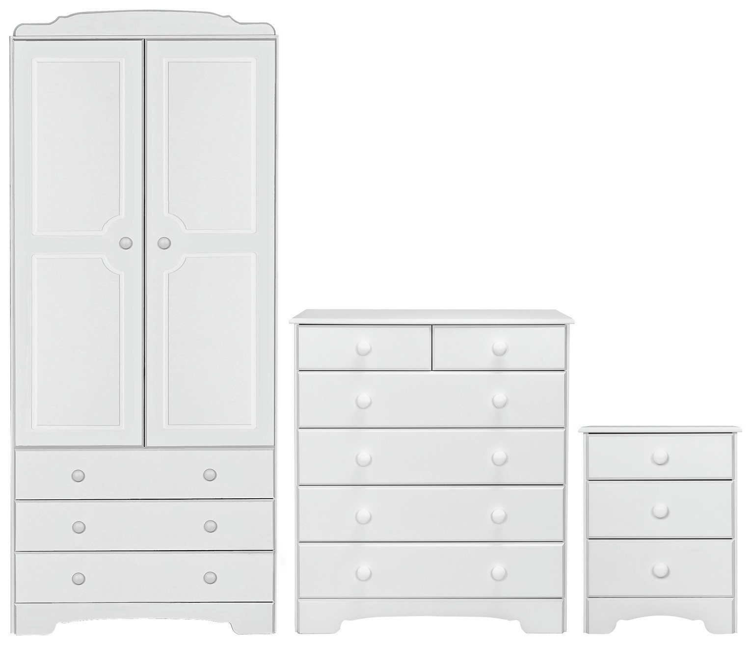 HOME Nordic 3 Piece 2 Door Wardrobe Package Review