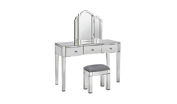 Buy Argos Home Canzano Mirrored 3 Drawer Dressing Table Set