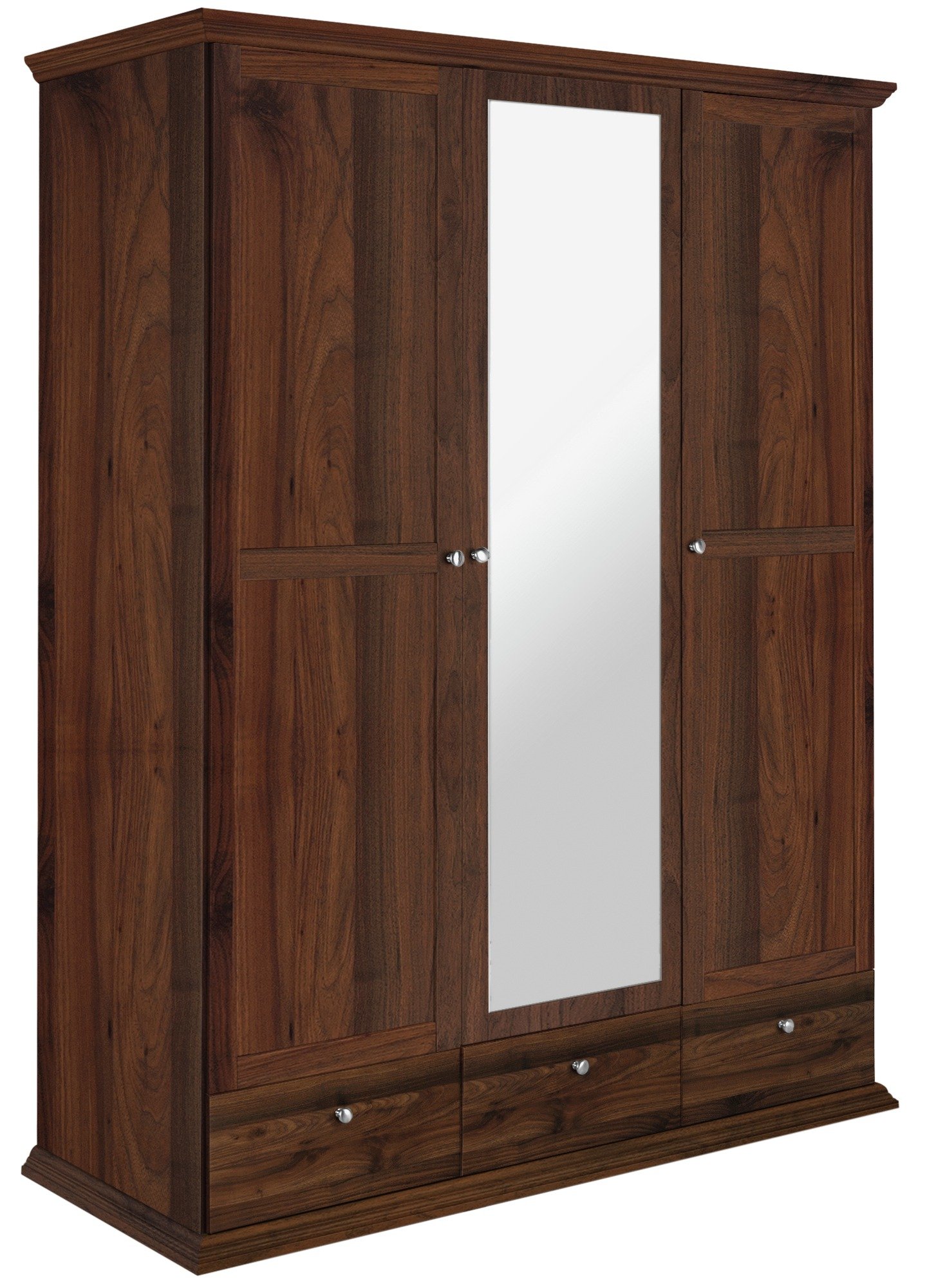 Argos Home Canterbury 3Dr 3Drw Mirror Wardrobe