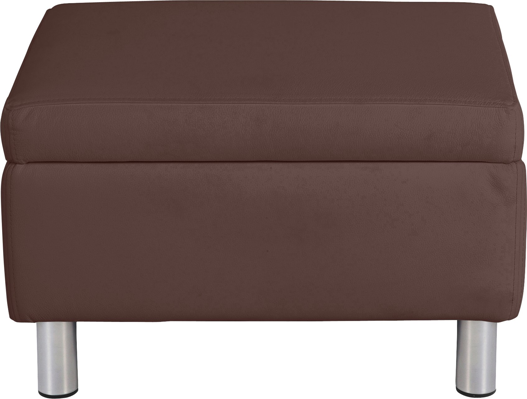 Argos Home Moda Faux Leather Storage Footstool - Brown