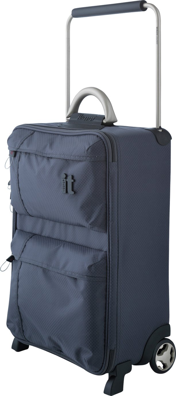 IT World's Lightest 2 Wheel Cabin Suitcase & Liquid Bag