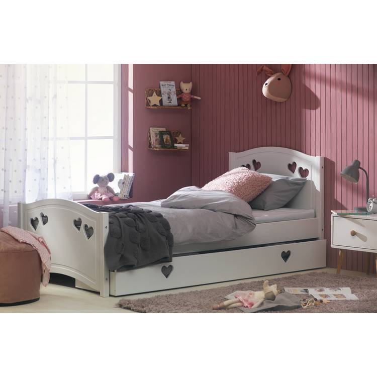 Argos Home Mia Single Bed and Mattress - White 0