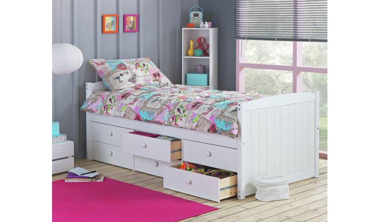 Argos Home Lennox White 6 Drawer Cabin Bed Frame 0