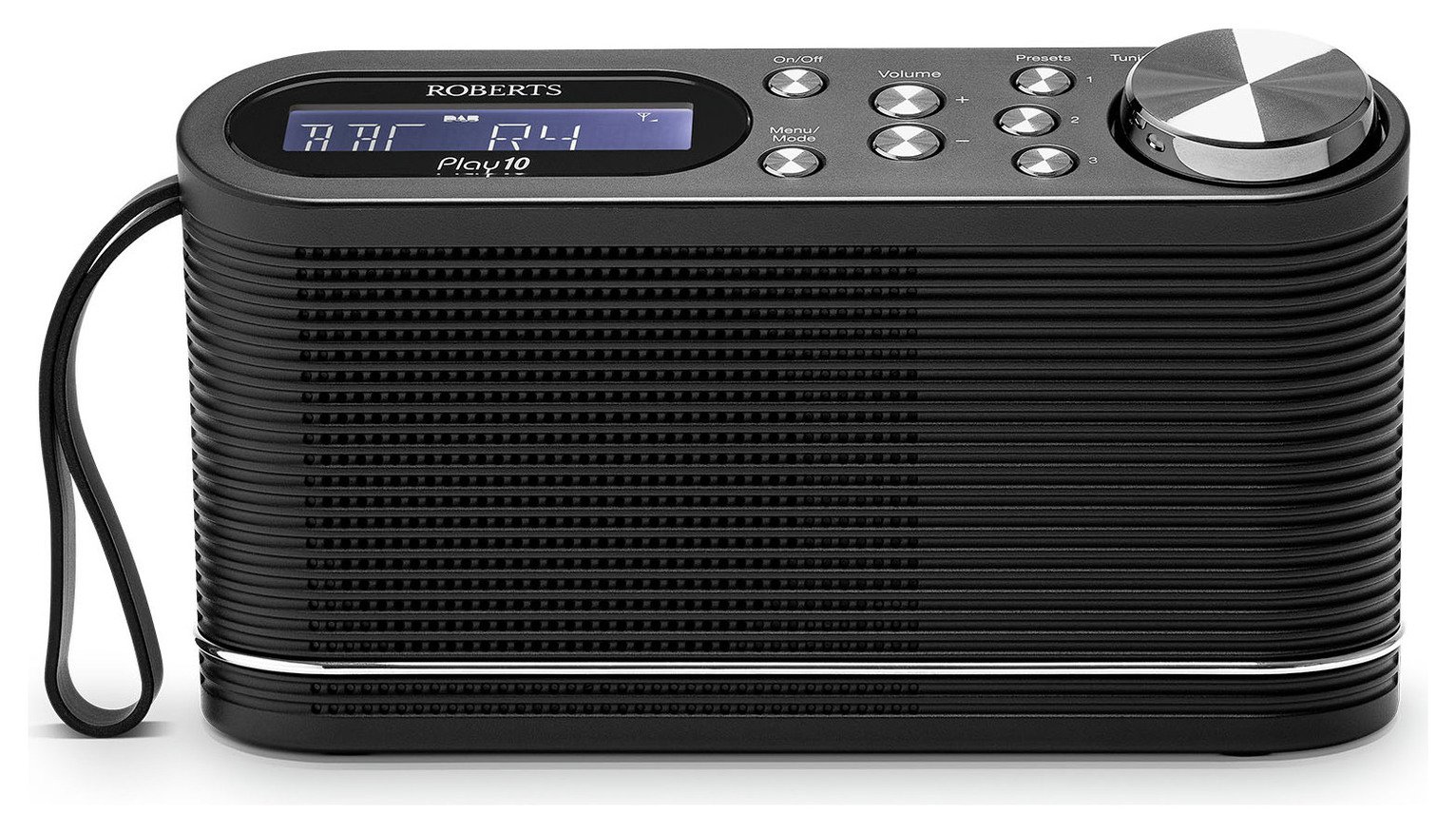 Roberts Play 10 Portable DAB Radio - Black