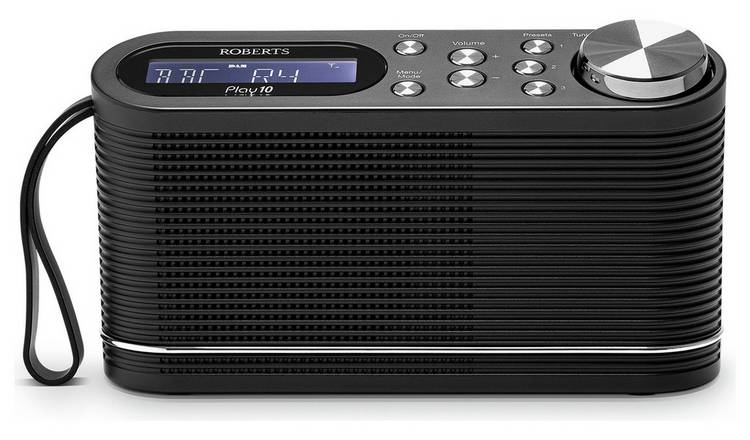 martelen Verdeelstuk Bij naam Buy Roberts Play 10 DAB Radio - Black | Radios and clock radios | Argos