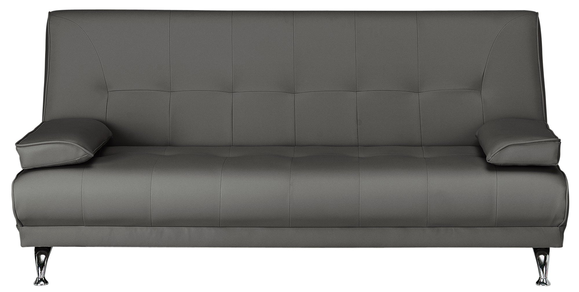 Argos Home Sicily 2 Seater Clic Clac Sofa Bed - Charcoal