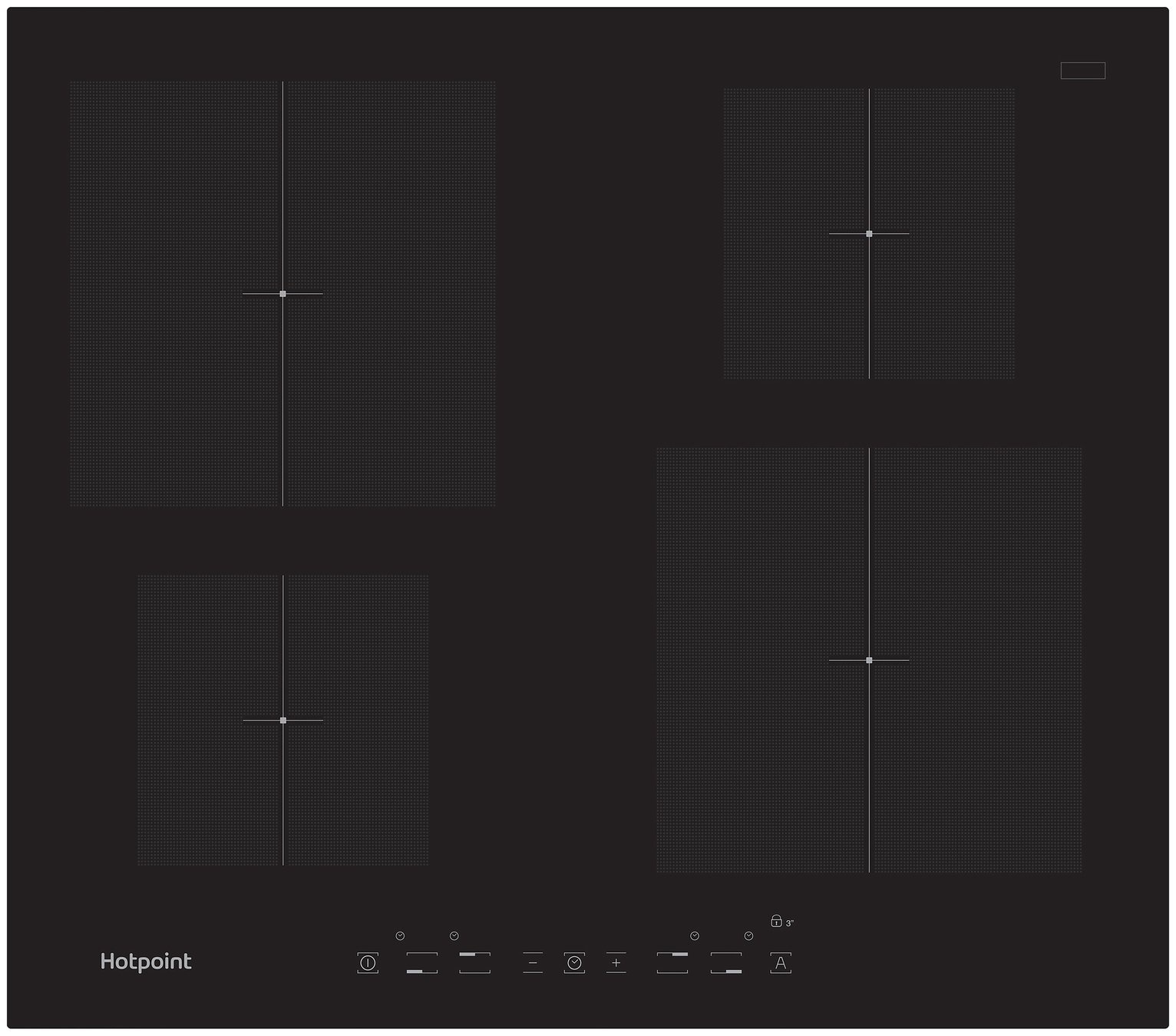 Hotpoint CIA640C Induction Hob - Black