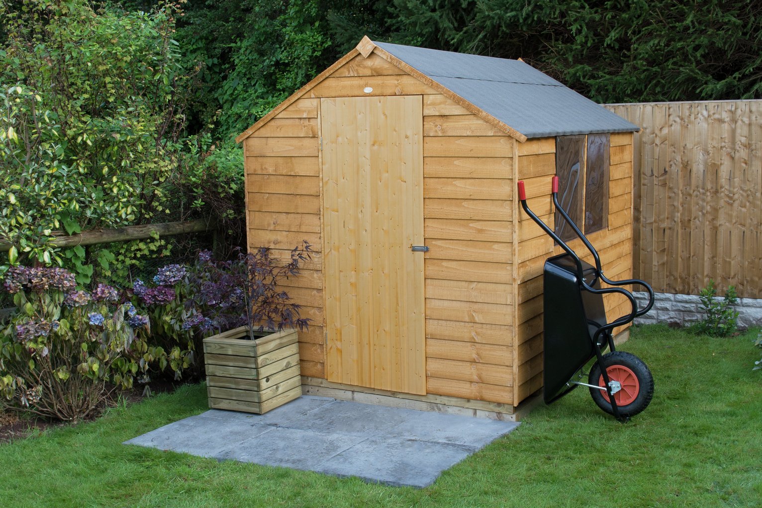 Forest Wooden 8 x 6ft Overlap Apex Shed Review