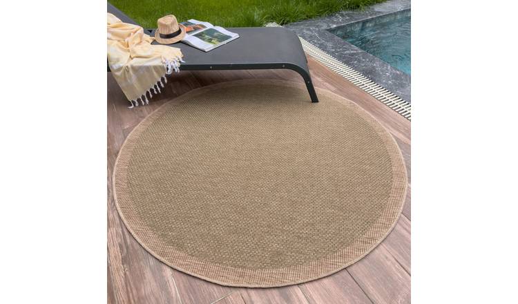 The Rugs Green Nature Square Dots Round Rug - 160cm