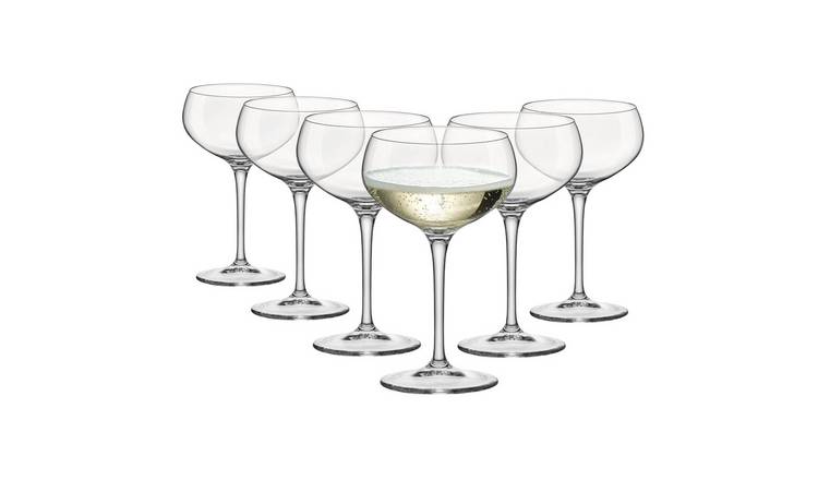 Bormioli Rocco Bartender Glass Champagne Coupe Saucers - 305ml - Pack of 12