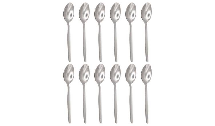 Argon Tableware Economy Stainless Steel Teaspoons - Pack of 12