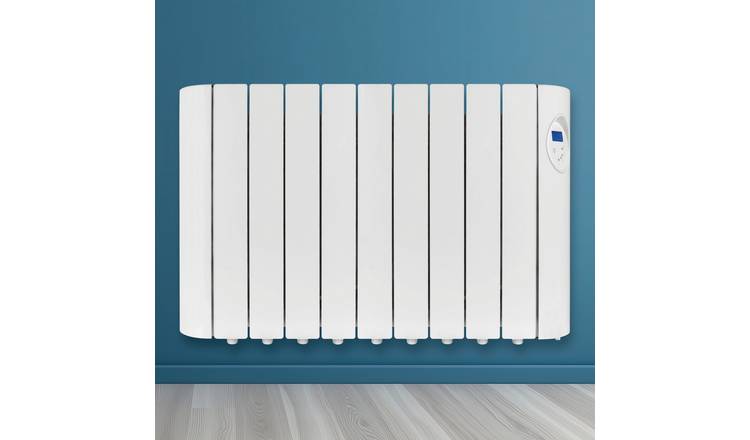 Futura 1800W Wall Mounted Oil-Filled Electric Radiator 89cm - White