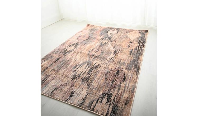 Mega Flooring Beige Traditional Abstract Rug - 120 x 170cm