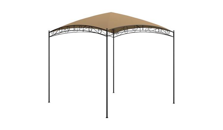 Walplus 3 x 3 x 2.65 m 180gsm Garden Gazebo - Taupe