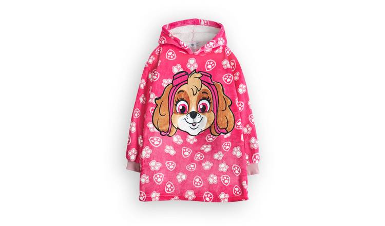 Paw Patrol Kids Girls Blanket Hoodie - Pink