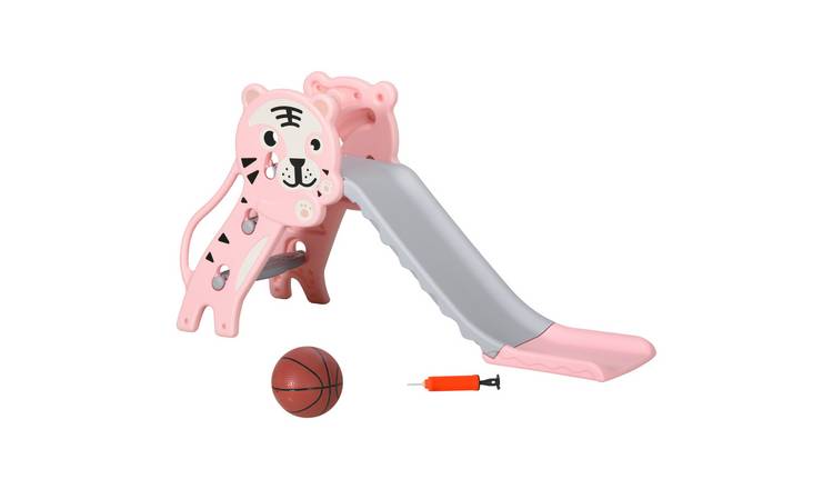 AIYAPLAY Kids Slide 3 in 1 Freestanding Toddler Slide - Pink