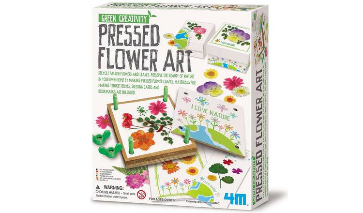 4M Green Creativity Pressed Flower Art - 5 Years +