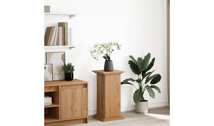Walplus Engineered Wood Display Stand - Artisan Oak - 31 x 30 x 60 cm