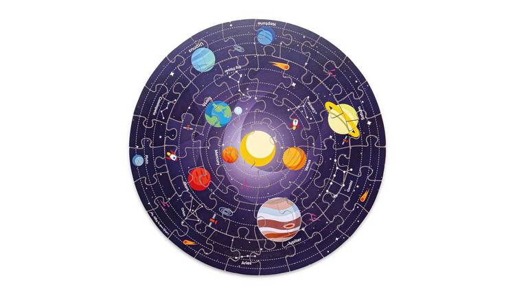 Bigjigs Toys Solar System Circular Floor Puzzle - 2 Years +
